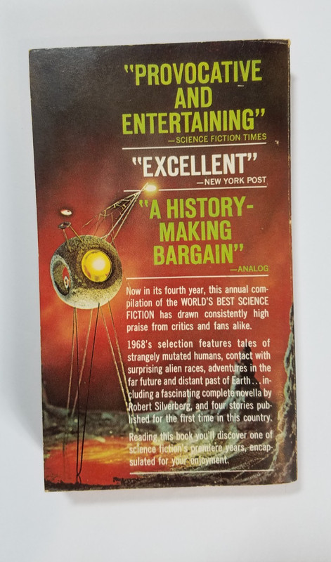 World's Best Science Fiction 1968 edited by Wollheim Carr Ace A-15 Paperback gallery
