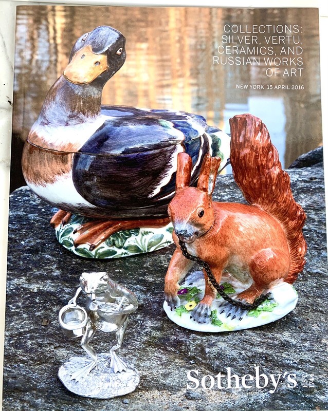 SOTHEBY’S AUCTION CATALOGUE SILVER PORCELAIN RUSSIAN ANTIQUES NY 15 APRIL 2016