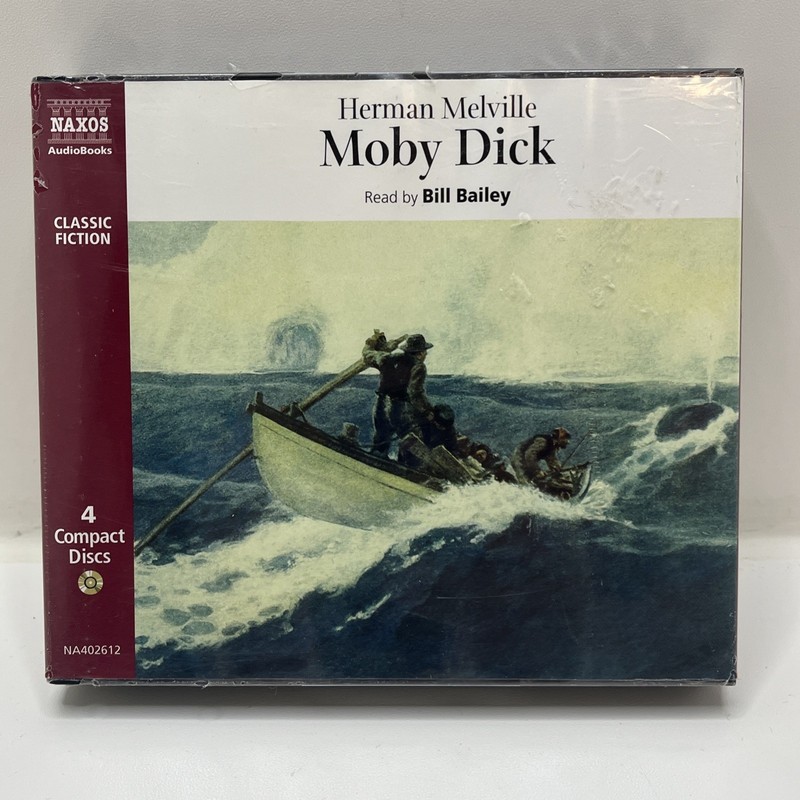Herman Melville Moby Dick Compact Discs Abridged Naxos Audio 4 CDs SEALED NEW
