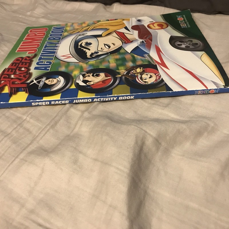 SPEED RACER JUMBO ACTIVITY BOOK Bendon Publishing International 2008 Anime Japan gallery