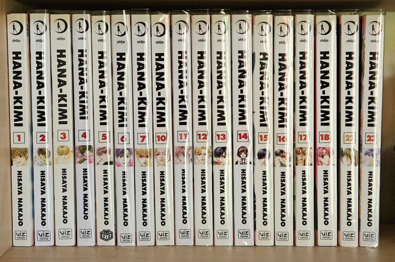 Hana Kimi Manga English Vol. 1-7, 10-18, 22, 23 by Hisaya Nakajo