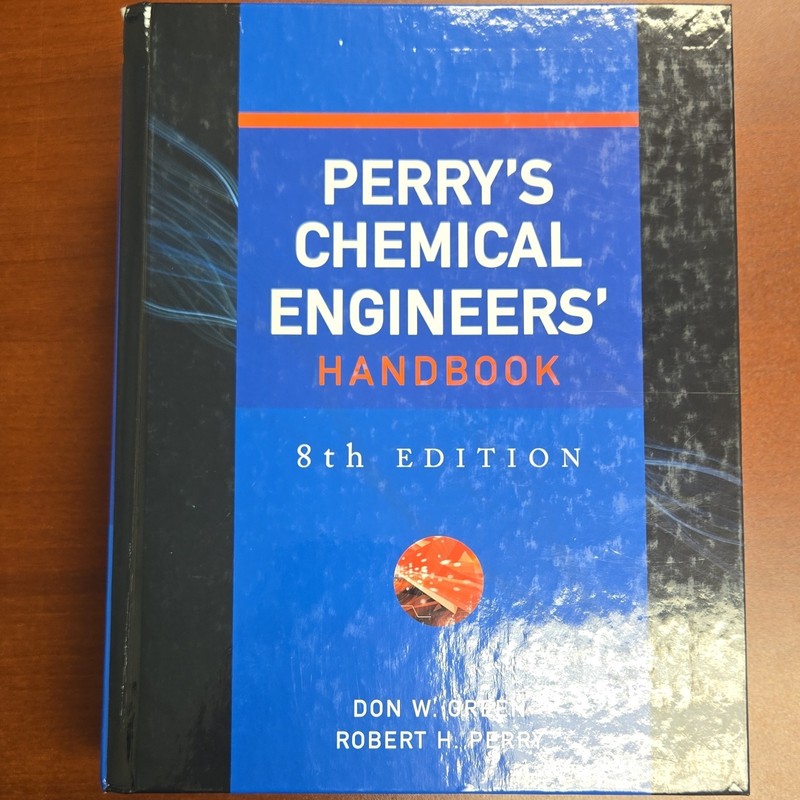 Perry’s Chemical Engineers’ Handbook 8th Ed Hardcover 2008 Green/Perry
