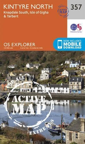 Kintyre North (Map) OS Explorer Active Map