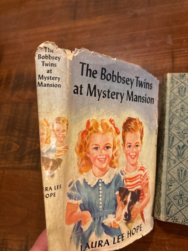 Vintage book Bobbsey Twins at Mystery Mansion