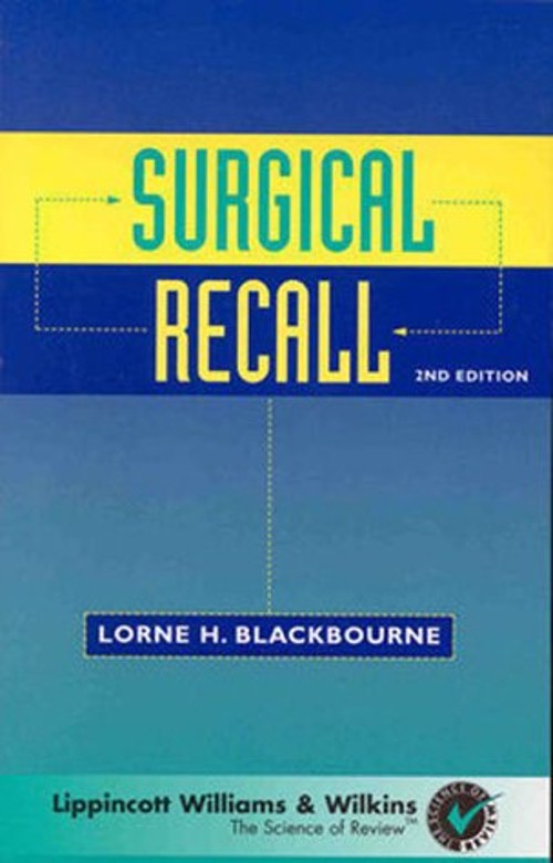 Surgical Recall Paperback Lorne H. Blackbourne