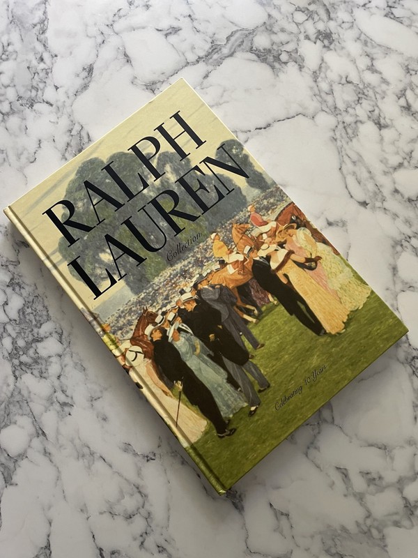 HUGE RARE 1st ED RALPH LAUREN 40TH ANNIV 88 PAGES FASHION DESIGN HARDCOVER BOOK gallery