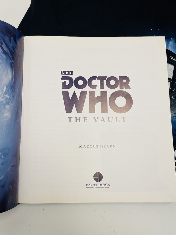 DOCTOR WHO: THE VAULT TREASURES FROM THE FIRST 50 YEARS by MARCUS HEARN & SHIRT gallery