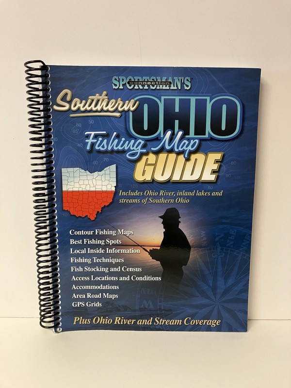 Sportsman’s Connection Southern Ohio Fishing Map Guide 2006 Paperback VERY GOOD
