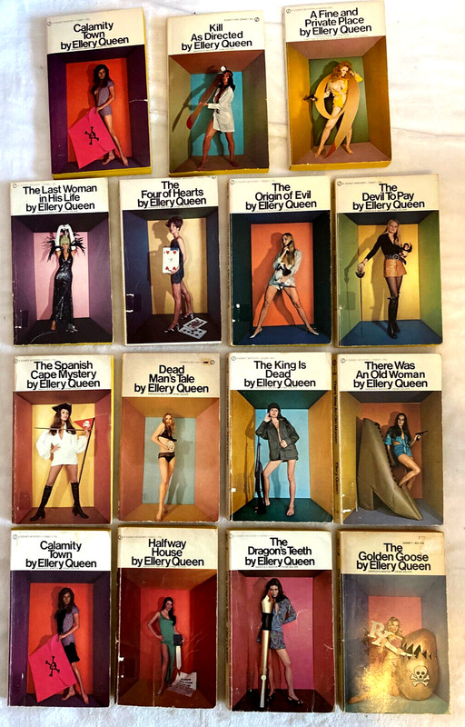 Ellery Queen Mystery BUY AS MANY 1970-73 FAIR to LIKE NEW & PAY $4.75 TO SHIP #2