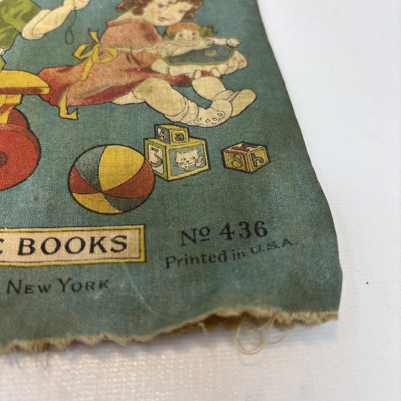Childrens My Book of Objects Wash-Fabric Books Sam Gabriel Sons & Company 1940s gallery