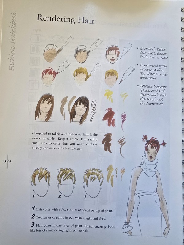 Fashion Sketchbook Bina Abling 2007 Spiral Revised Edition 504 Pages Very Good gallery