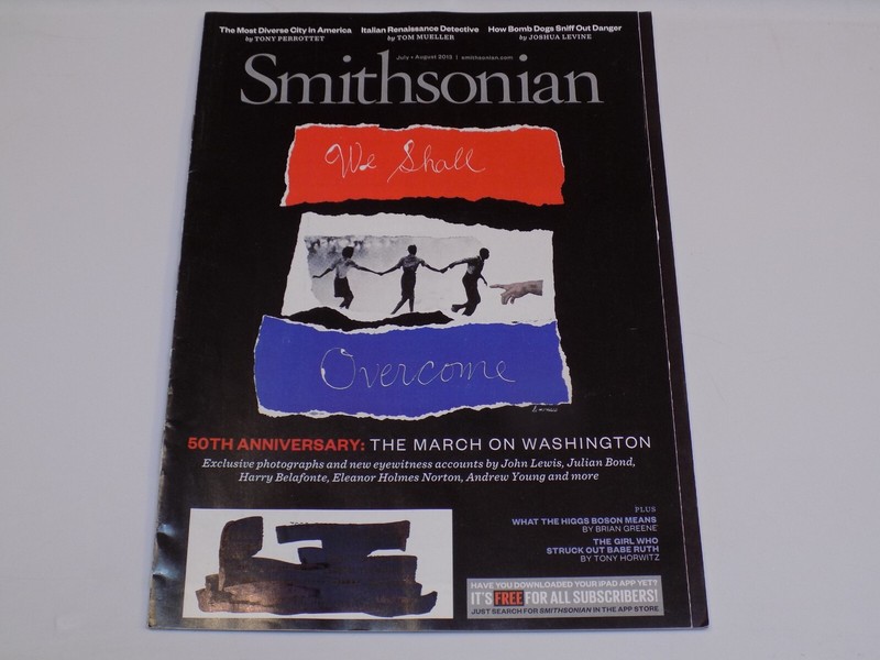 Smithsonian Magazine July August 2013 March on Washington John Lewis Higgs Boson