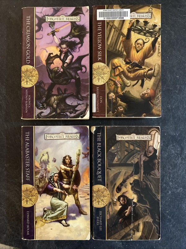 Forgotten Realms THE ROGUES Series Set Lot 4 Books TSR WOTC dungeons Dragons G