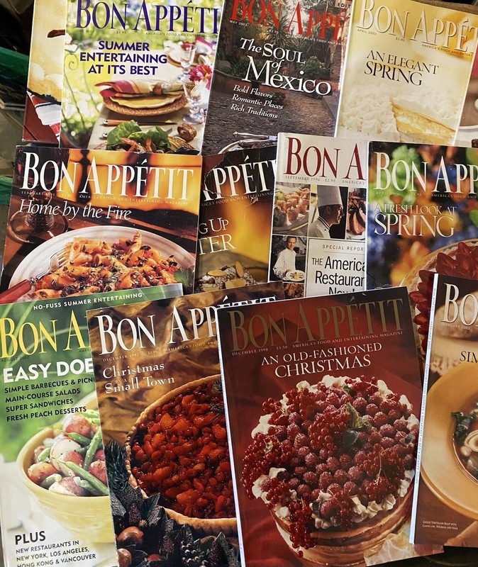 Bon Appetit Magazine 10 Issues, LIKE NEW ~ VINTAGE ‘90-2000s Cooking, Recipes A+ gallery