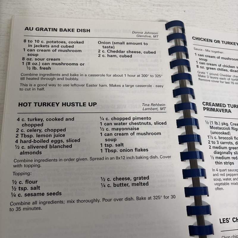 Treasured Montana Recipes Ringbound CookBook gallery