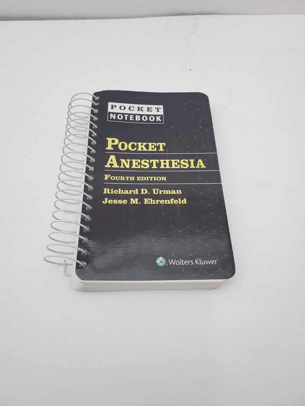Pocket Anesthesia (Pocket Notebook) 4th Edition by Richard D. Urman ( Spiral ) gallery