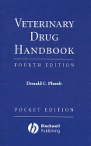 Veterinary Drug Handbook, Pocket Edition by Pharmd Plumb, Donald C: Used