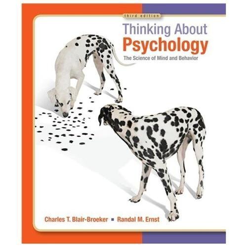 Thinking about Psychology by Charles Blair-Broeke (2012, Hardcover)