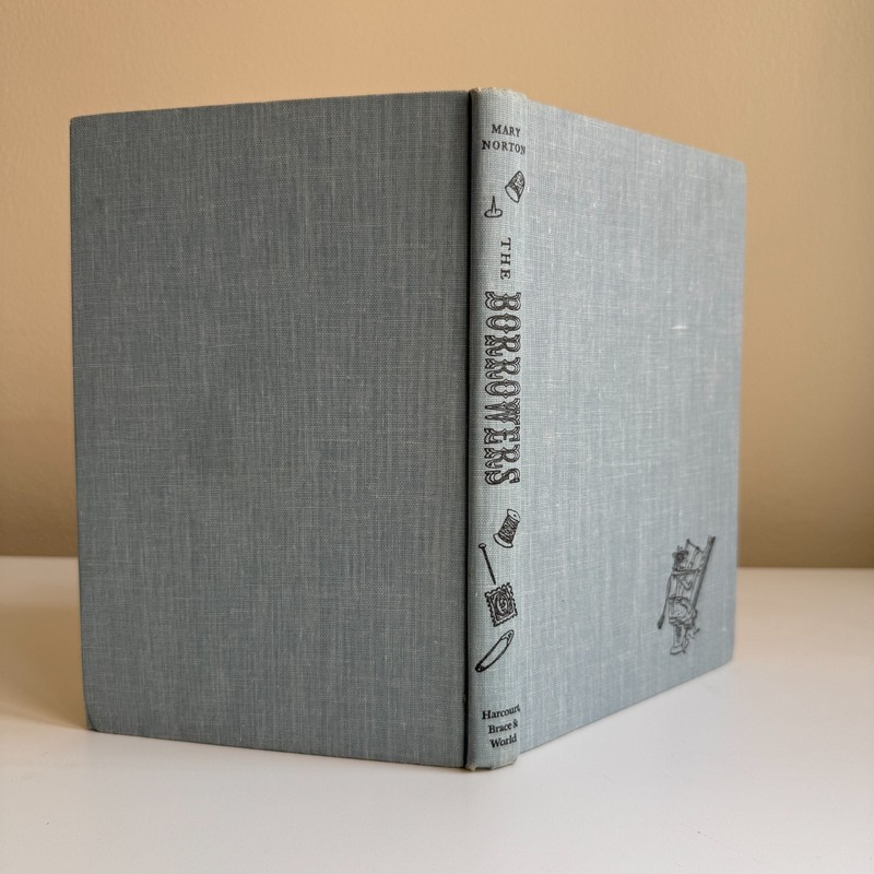 The Borrowers Mary Norton Vintage Hardcover Harcourt Brace World 1953 Illus gallery