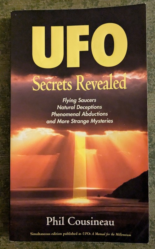 UFO Secrets Revealed by Phil Cousineau – paperback book