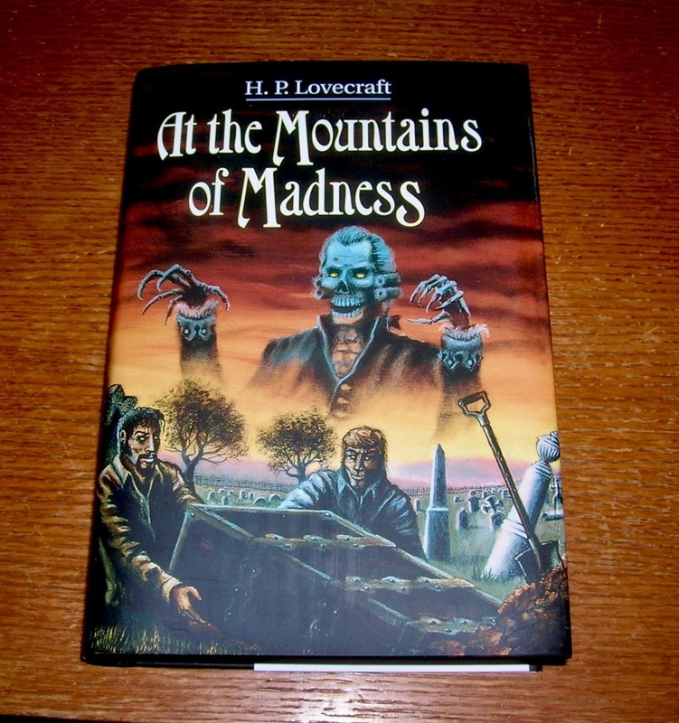 H. P. LOVECRAFT AT THE MOUNTAINS OF MADNESS ARKHAM HOUSE HC OP Fine/Fine DJ