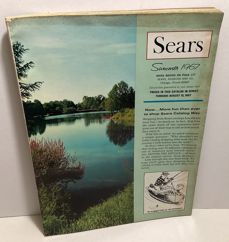 1967 SEARS SUMMER CATALOG 317 PAGES A TO Z ITEMS