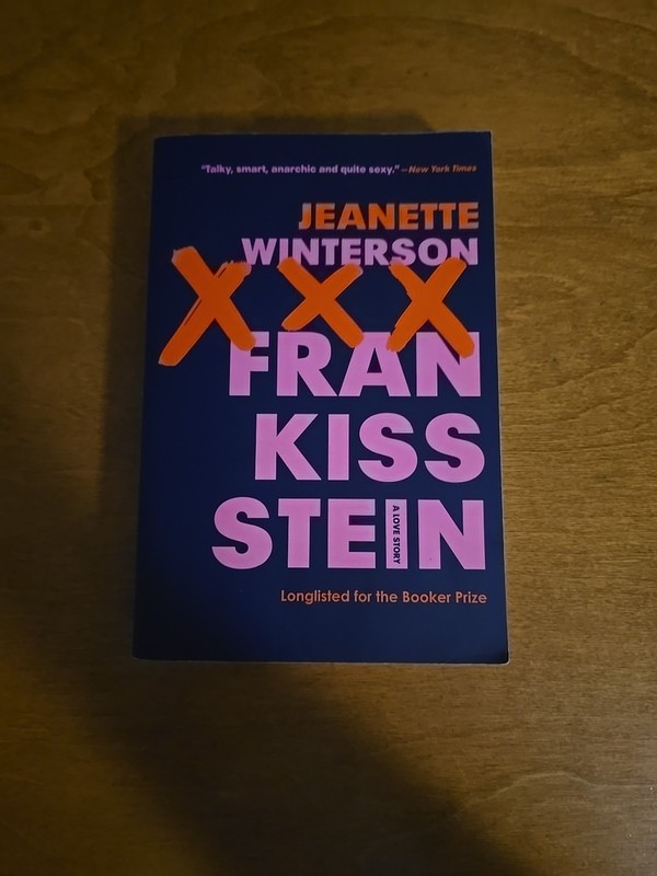 Frankissstein: A Love Story by Jeanette Winterson (2019, Paperback) Very Good