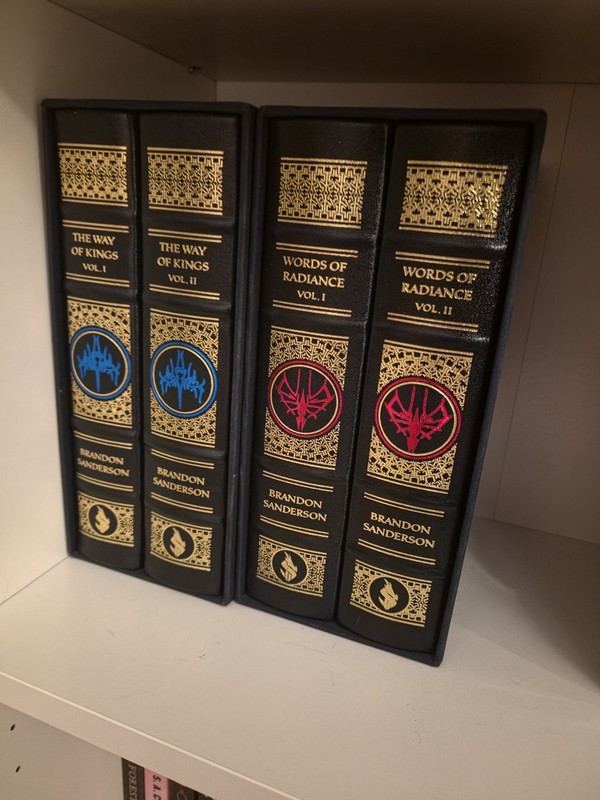 Way of Kings & Words of Radiance Leatherbound Brandon Sanderson