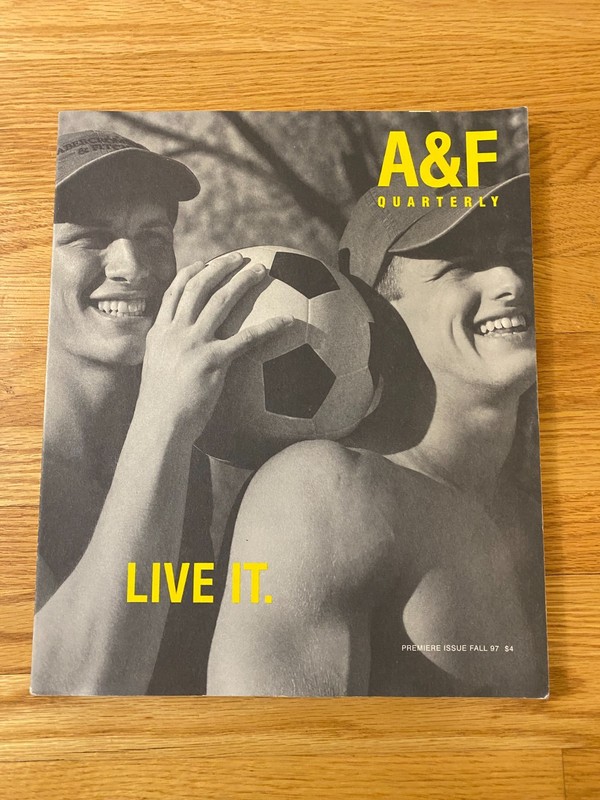 Abercrombie & Fitch A&F Quarterly Catalog Premier Issue Fall 1997 Fashion Men