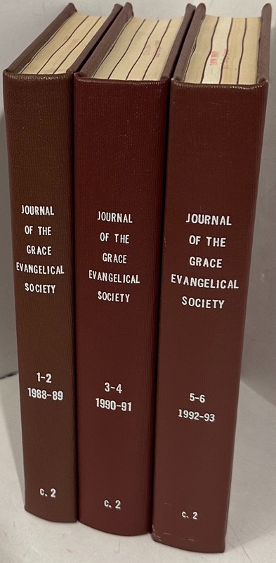 Journal of the Grace Evangelical Society~ Volumes 1-6 (in 3 bindings) ~ HB ~ VG