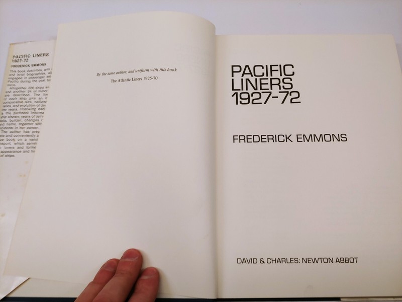 Pacific Liners, 1927-72 By Frederick Emmons HCDJ C. 1973 gallery