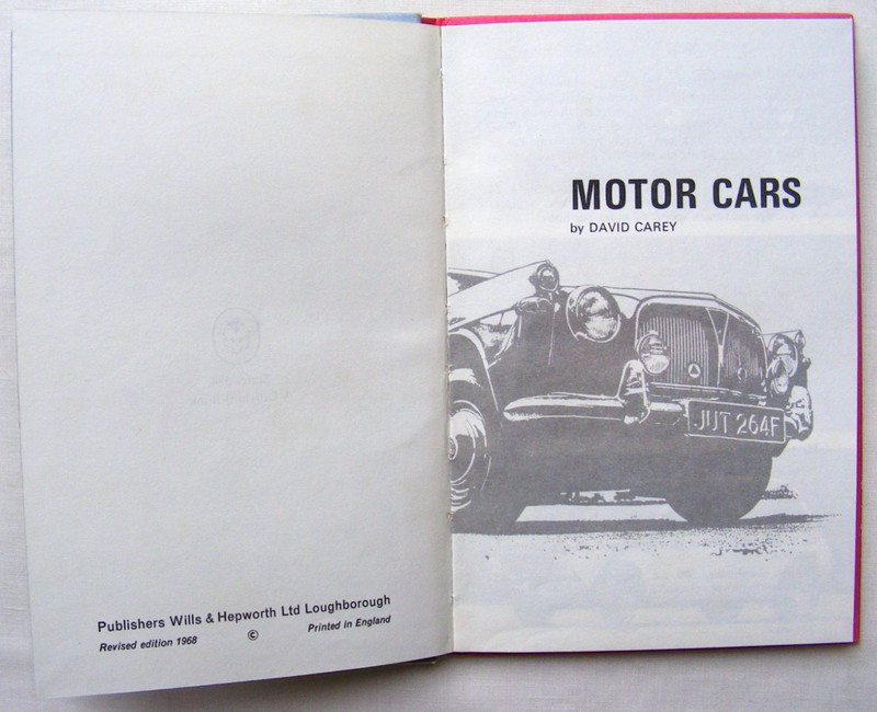 Ladybird Book - Motor Cars -Recognition-Series 584 - Good/Very Good +FREE COVER+ gallery