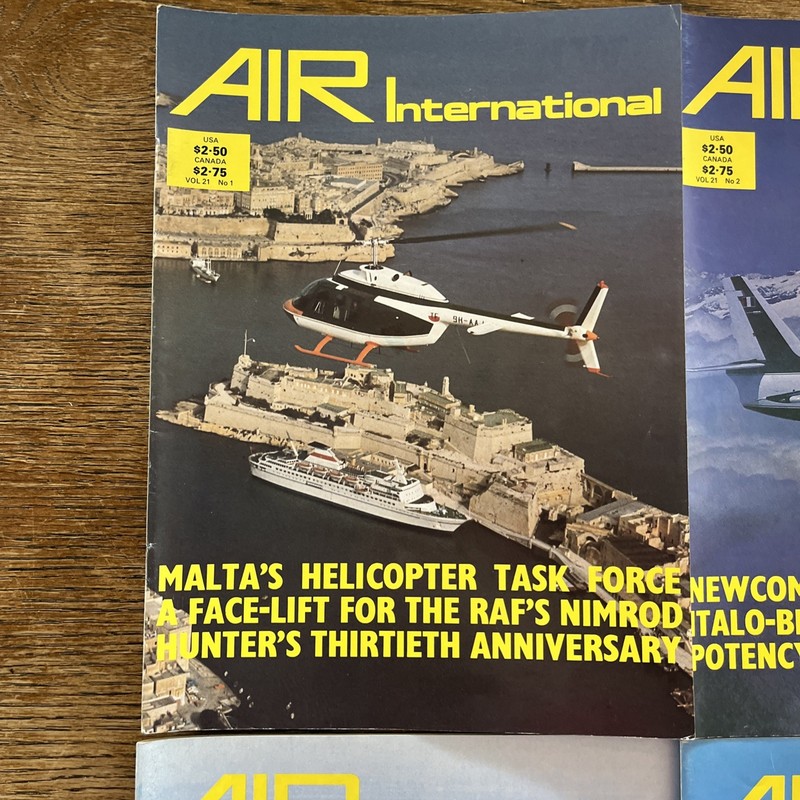 AIR International Magazine January 1981 Vol 21 No1,2,3,6; BG1 gallery