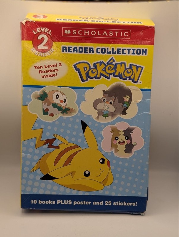 Pokemon Sun & Moon Level 2 Reader 10 Book Set Scholastic Pikachu Alola