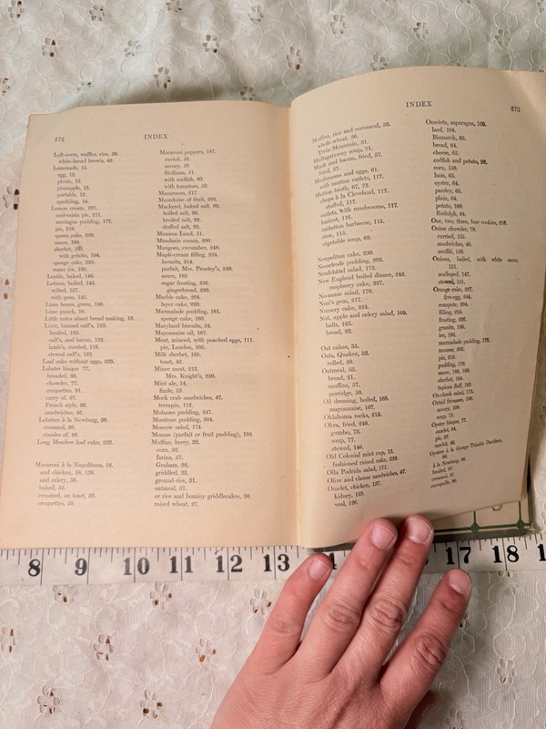 Vintage Encyclopedia Household Discoveries and Mrs. Curtis’s Cook Book 1909 gallery