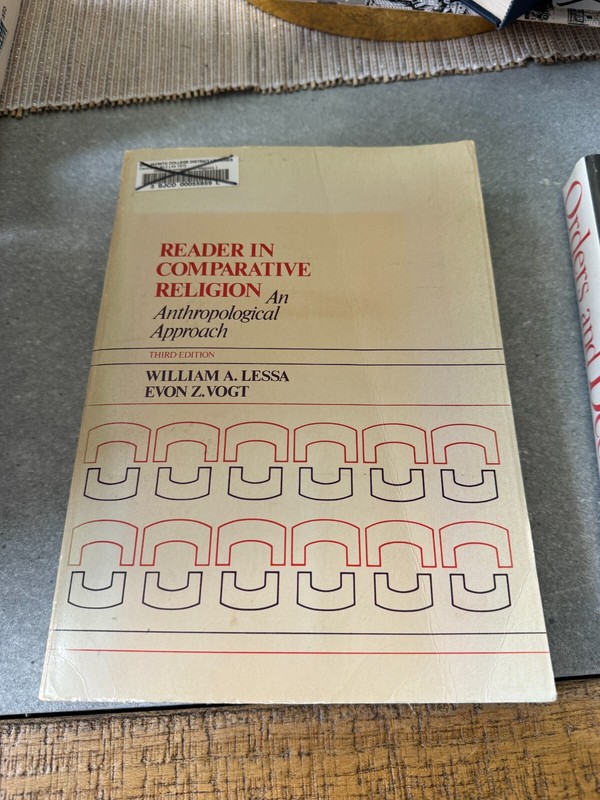 Reader in Comparative Religion : An Anthropologic Approach Lessa & Vogt TPB Book