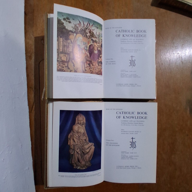 Catholic Book of Knowledge - 3 Vols- 1962 Catholic Home Press gallery