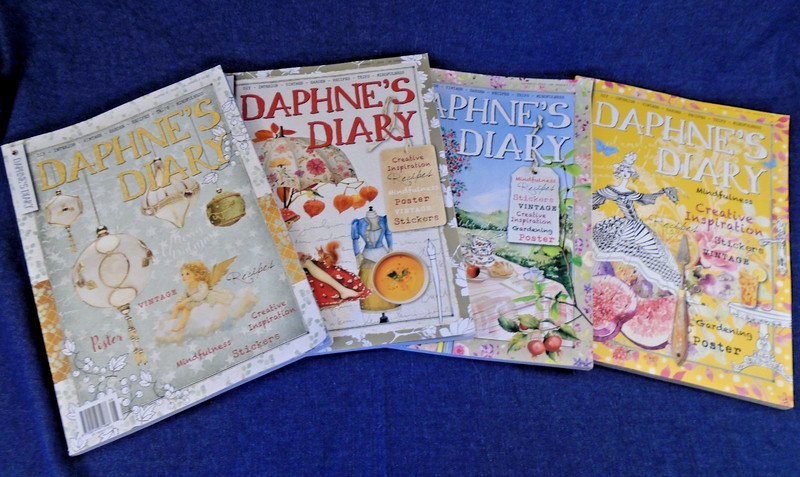 4 Issues Daphnes’ Diary Magazine Journaling #5, 6, 7, 8 2024 Located in USA