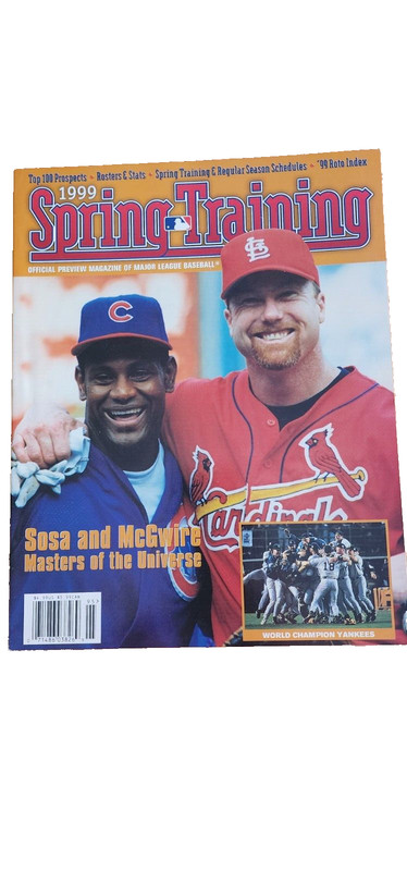 1999 BASEBALL SPRING TRAINING MAGAZINE 96 PAGES