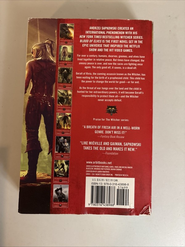 Lot of 4 Trade Paperback from The Witcher Series by Andrzej Sapkowski gallery