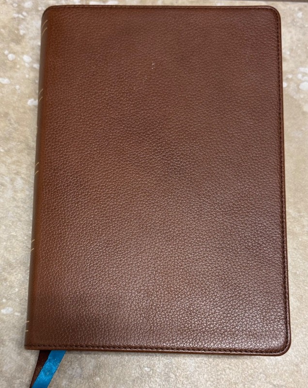 NKJV Wiersbe Study Bible - Brown Cowhide Genuine Leather gallery
