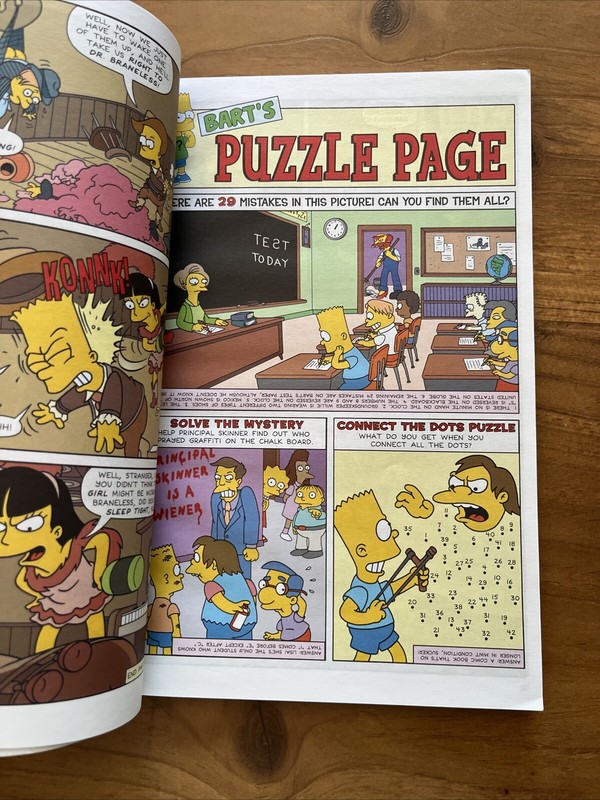 Big Bad Book of Bart Simpson Comic Graphic Novel 2003 Matt Groening 1st Edition gallery