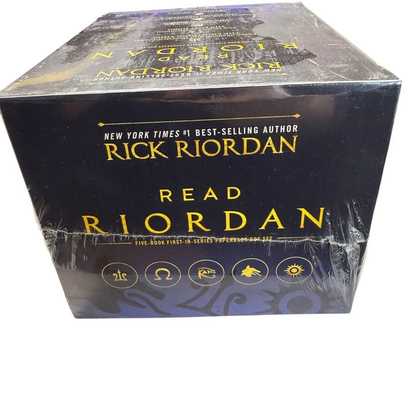 Read Riordan Rick Riordan Paperback Novel 5 Book Box Set Collection New Sealed gallery
