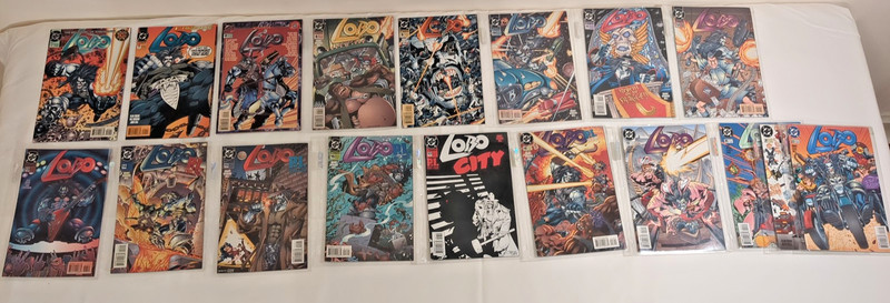 Lobo DC Comics 1993-1995 Collection #0, #1, #2, #6, #9–21, #23 Near Mint