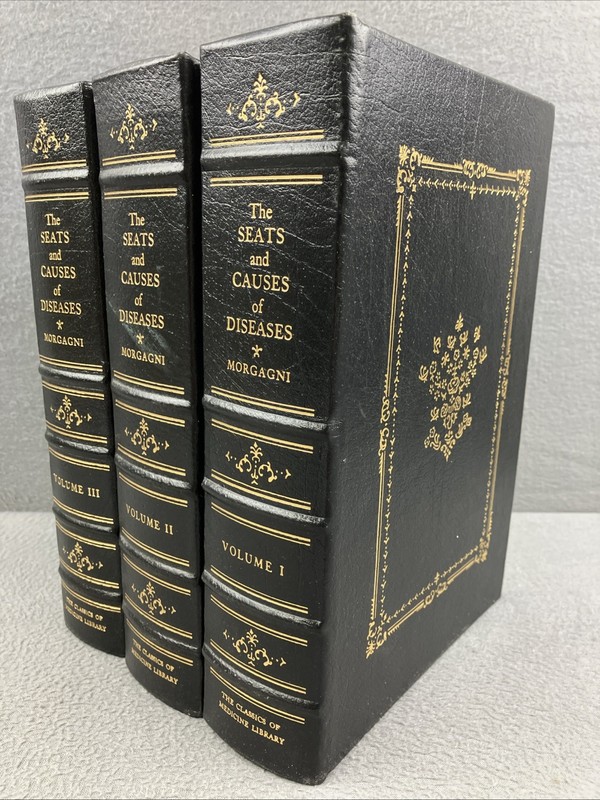 THE SEATS AND CAUSES OF DISEASES VOL. 1-3 Gryphon Editions John Baptist Morgagni