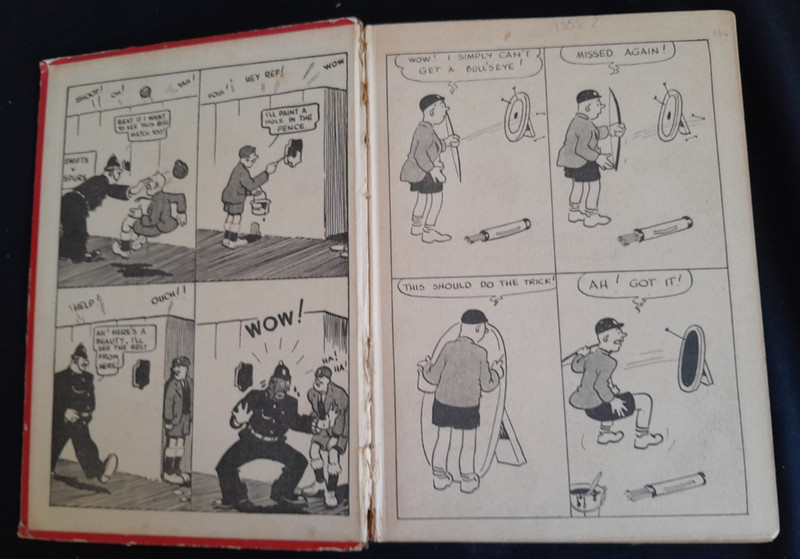 The Fun Book for Boys - D C Thomson 1930's Illustrated Size A4 gallery