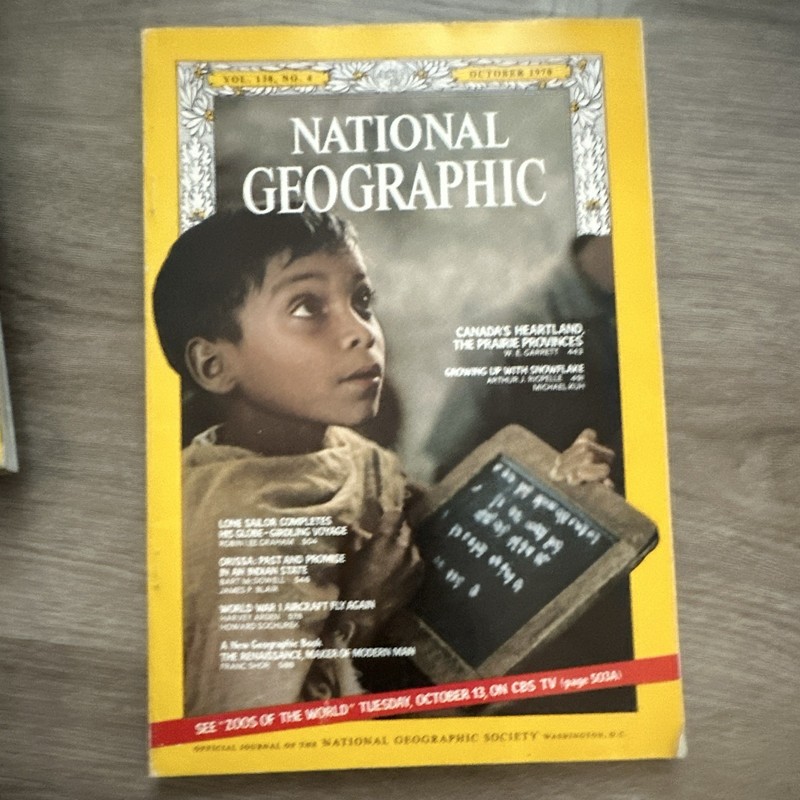 National Geographic Magazine Lot Of 6 Issues 1970 May Jun Jul Oct Nov Vol 138 gallery
