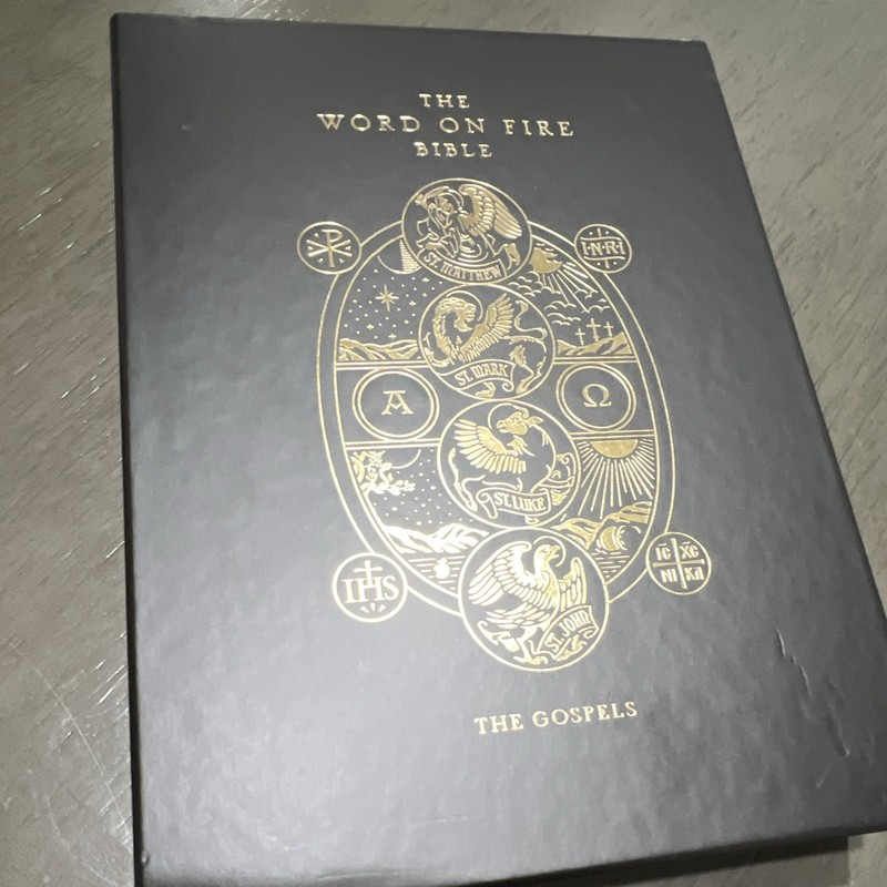 Word on Fire Bible Vol 1: The Gospels Hardcover Illustrated Robert Barron