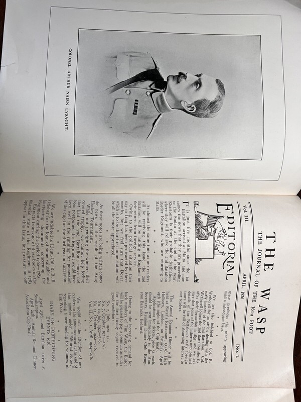 The Wasp - Journal of the 16th Foot - Bedfordshire & Hertfordshire Regiment 1926 gallery