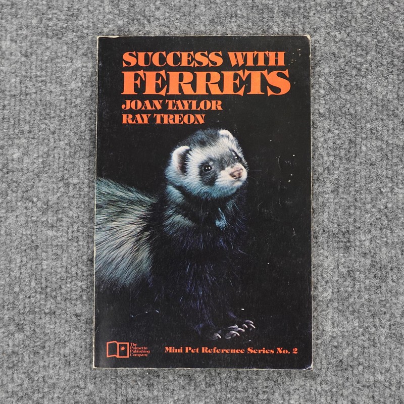Success With Ferrets By Joan Taylor Paperback 1977 Palmetto Publishing 091509605